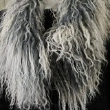 mongolian lamb scarf