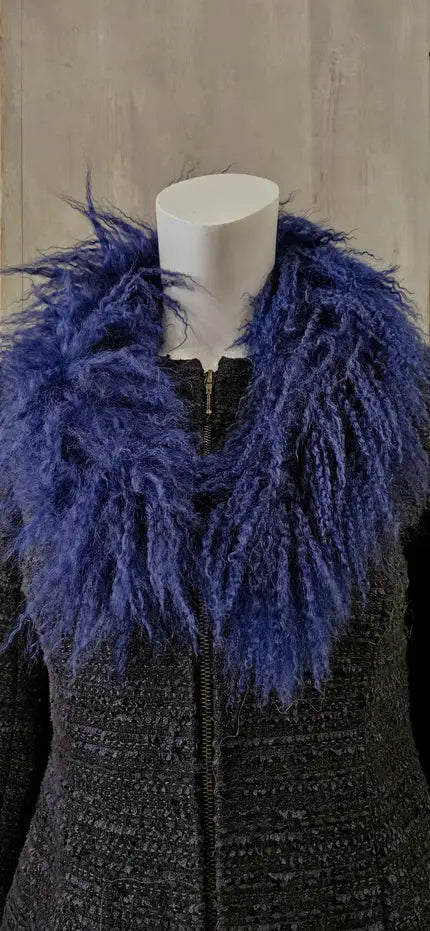 mongolian lamb scarf
