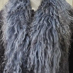 mongolian lamb scarf