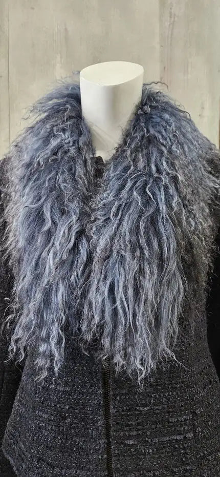 mongolian lamb scarf
