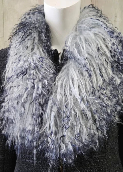 mongolian lamb scarf