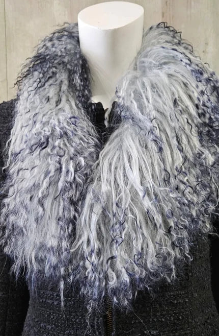mongolian lamb scarf