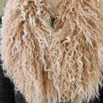 mongolian lamb scarf