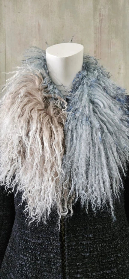 mongolian lamb scarf