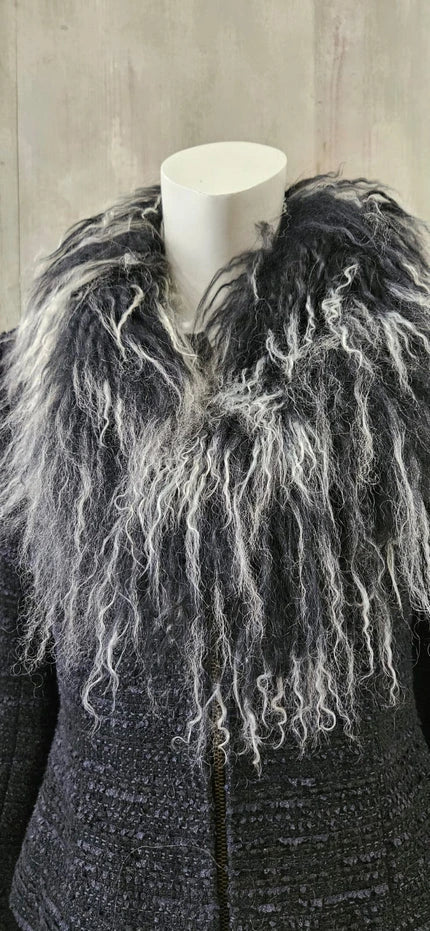 mongolian lamb scarf