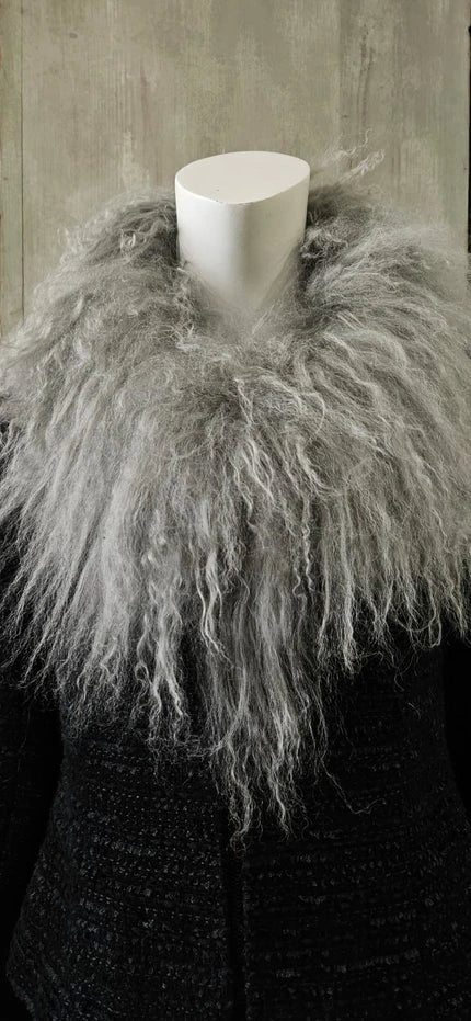 mongolian lamb scarf