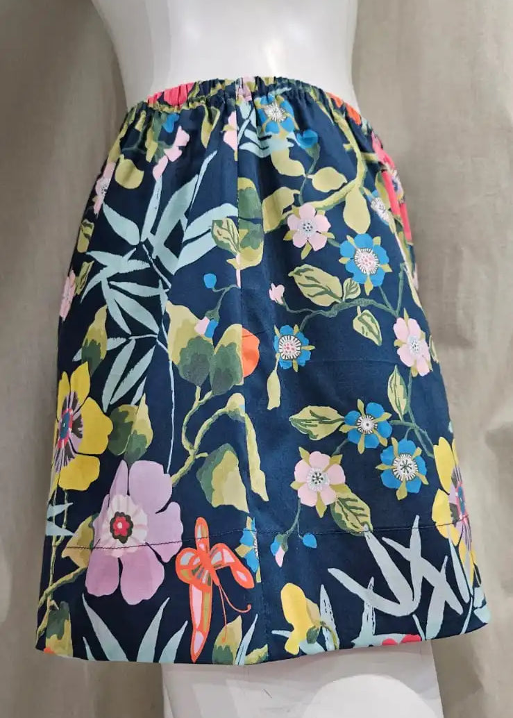 liberty print pavilion navy shorts