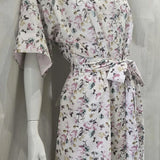 liberty print raining rosebuds short kimono