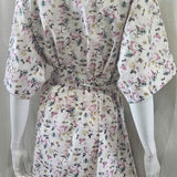 liberty print raining rosebuds short kimono