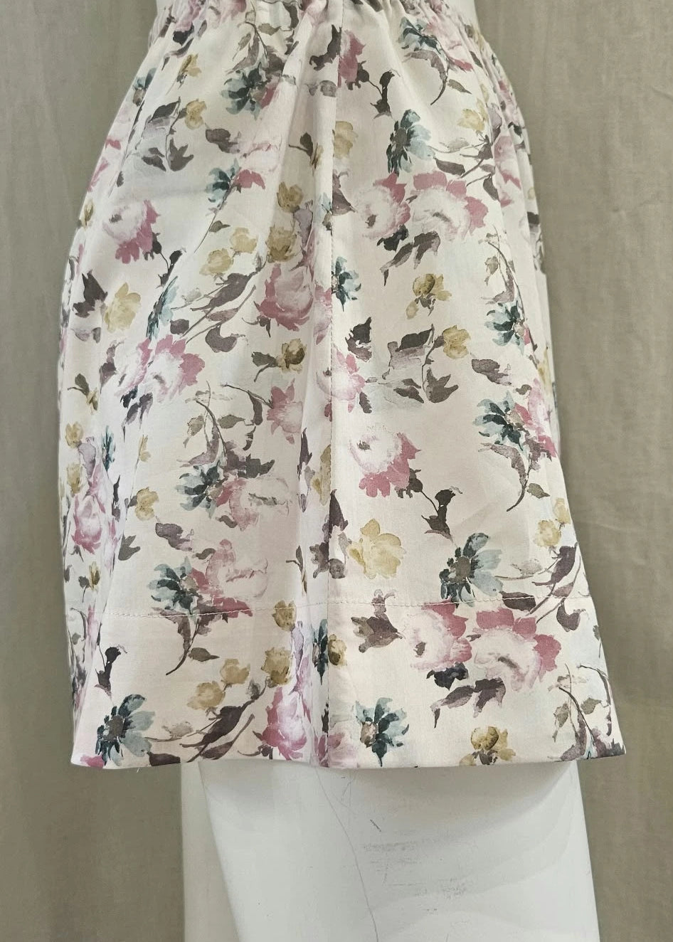 liberty print raining rosebuds shorts