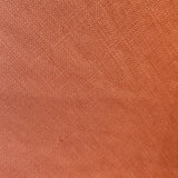 Orange bias cut linen A-line skirt