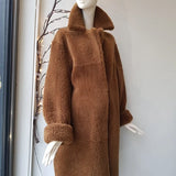sheepskin teddy coat