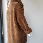 sheepskin teddy coat