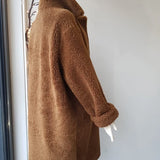 sheepskin teddy coat