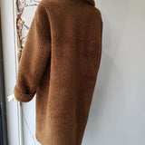 sheepskin teddy coat