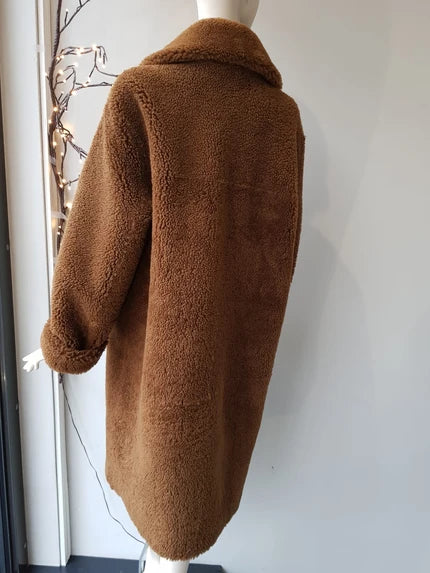 sheepskin teddy coat