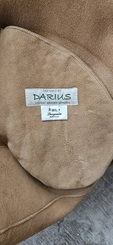 sheepskin teddy coat label