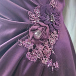 silk satin draped dress