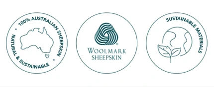 australian sheepskin sustainability badge