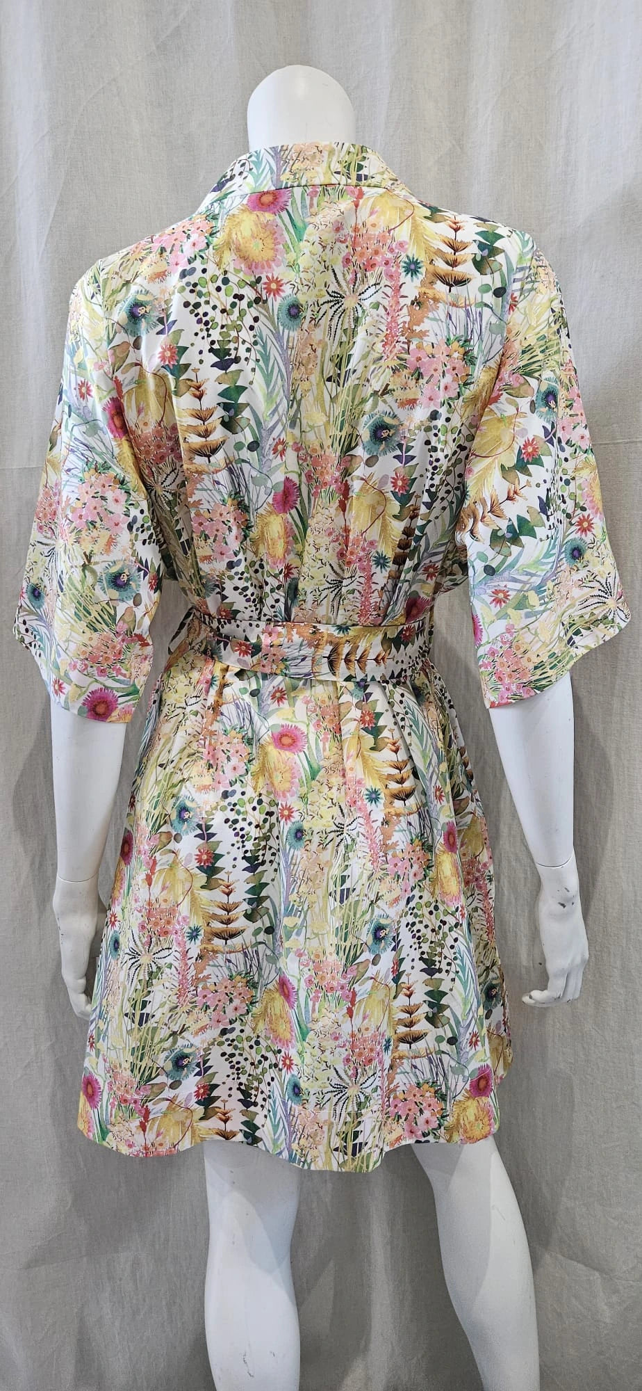 liberty print tresco short kimono